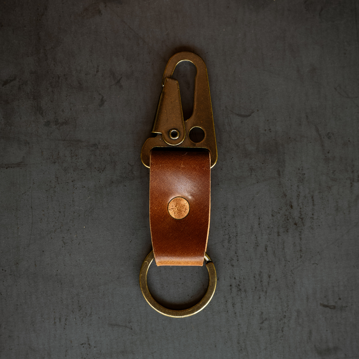 Key Clip - Bourbon Shell Cordovan