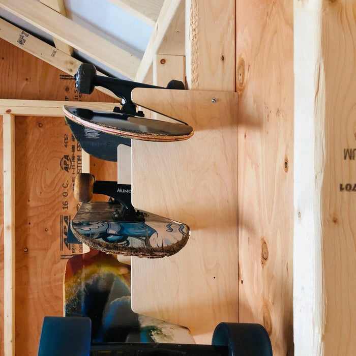 Snowboard Shed Organizer