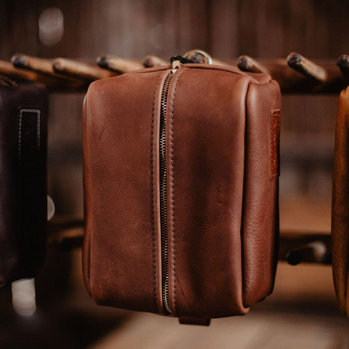 Leather Dopp Kit - USA Made