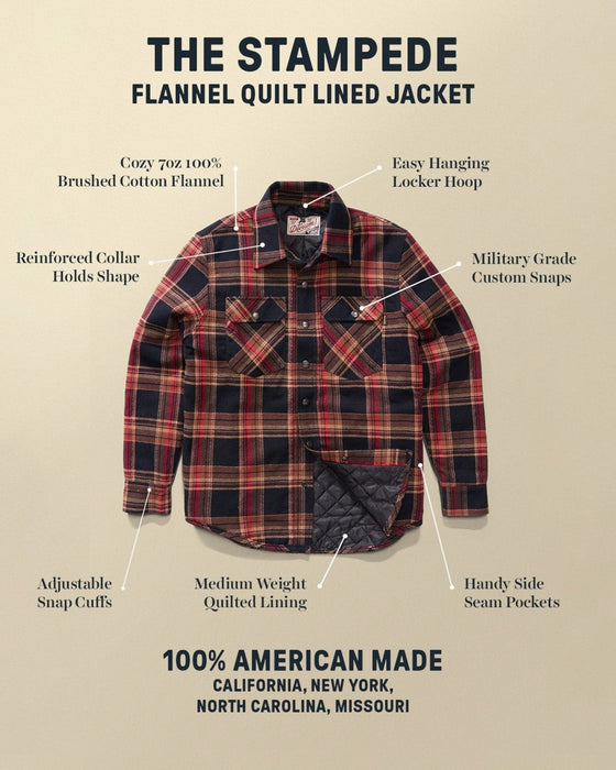 Stampede Quilt Lined Flannel Jacket