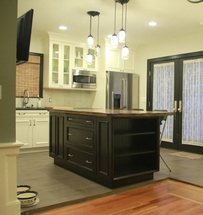 Mason Jar Chandelier Pendant Light Trio