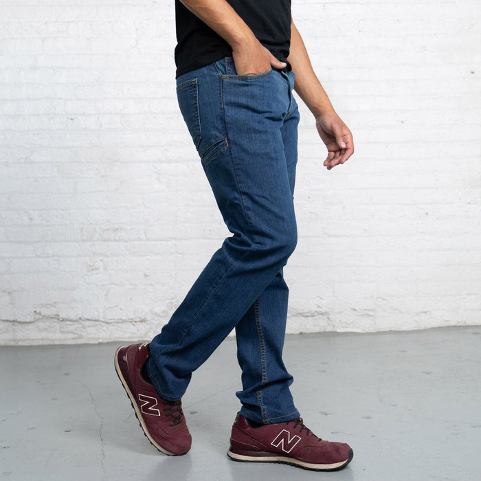 Tailored Fit Medium Wash 6 Pocket