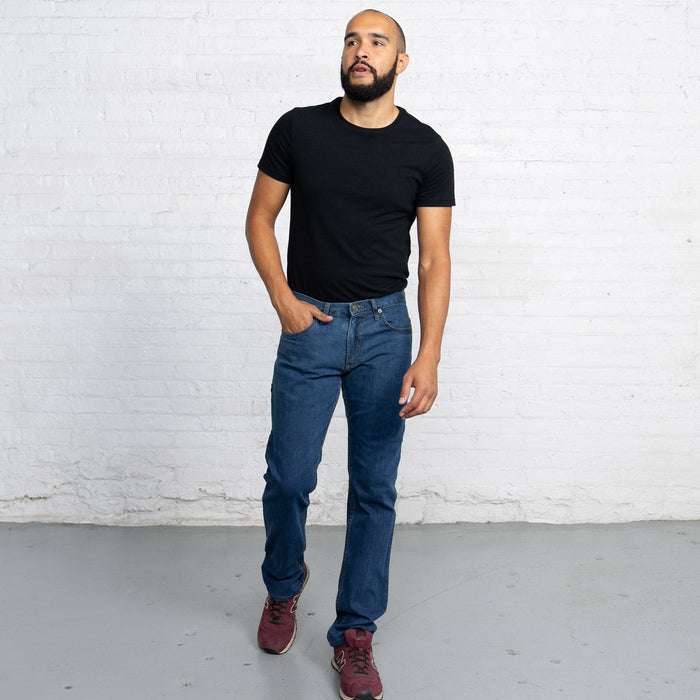 Tailored Fit Medium Wash 6 Pocket