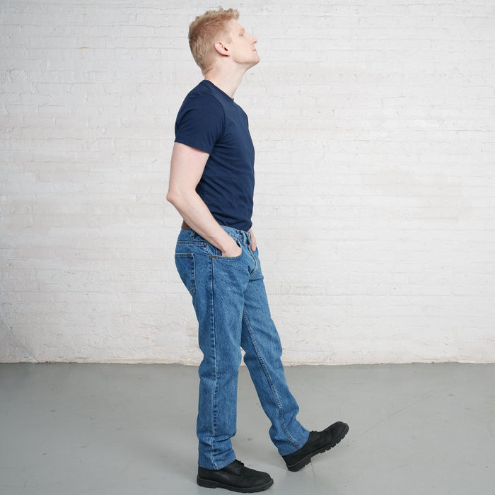 100% Cotton Tailored Fit Stone Wash