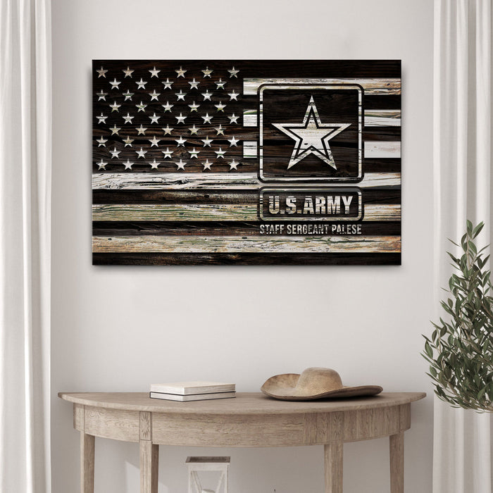 American Army Flag Sign II
