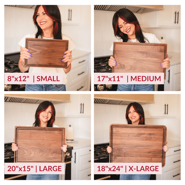Extra Large Walnut Wood Cutting Board