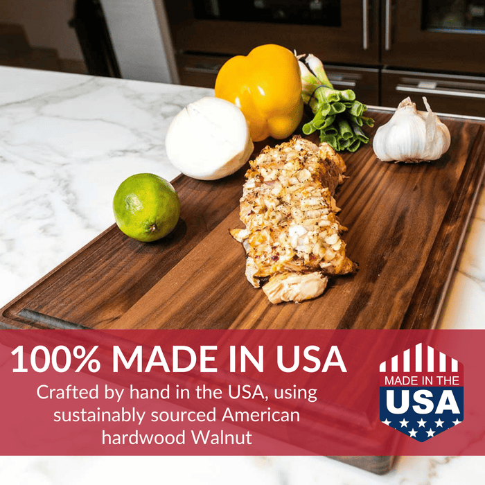 Small Walnut Wood Cutting Board
