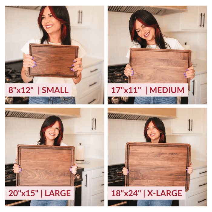 Small Walnut Wood Cutting Board