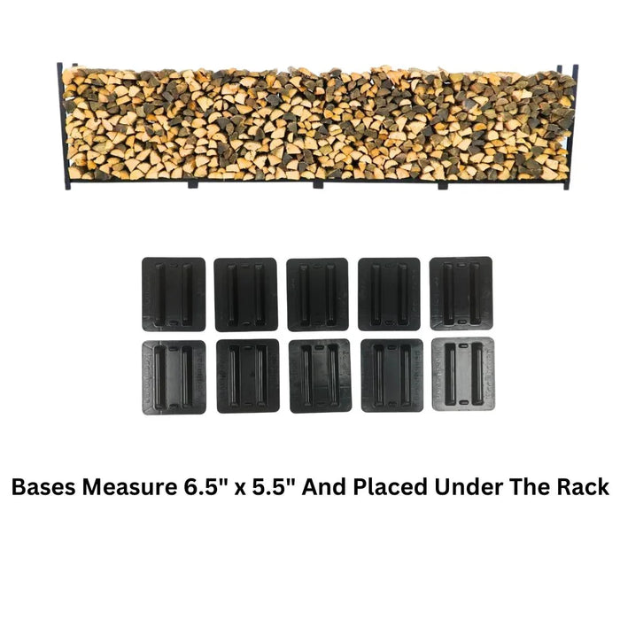 The Woodhaven 16ft Firewood Rack