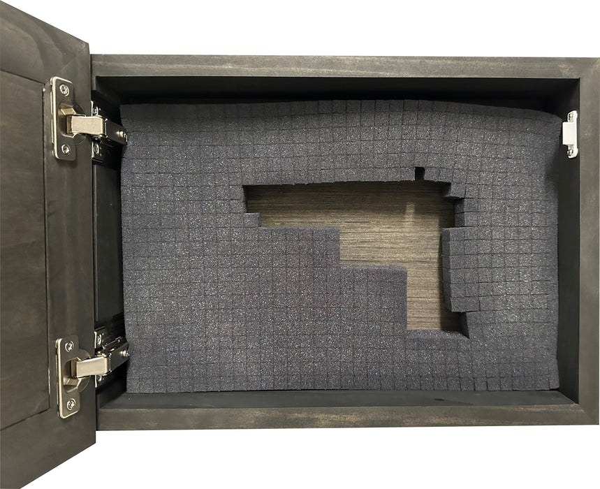 We The People American Secure Hidden Flag Gun Cabinet