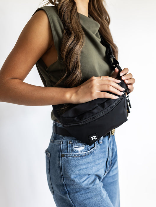 Trudy Belt Bag |  Black Nylon