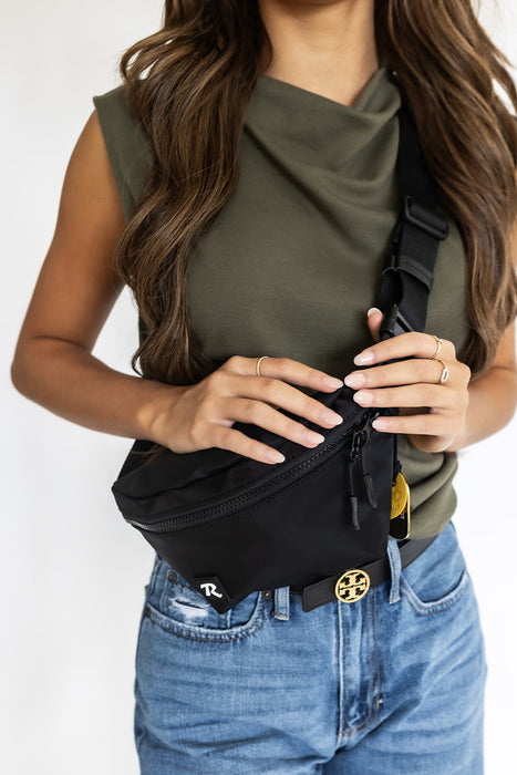 Trudy Belt Bag |  Black Nylon