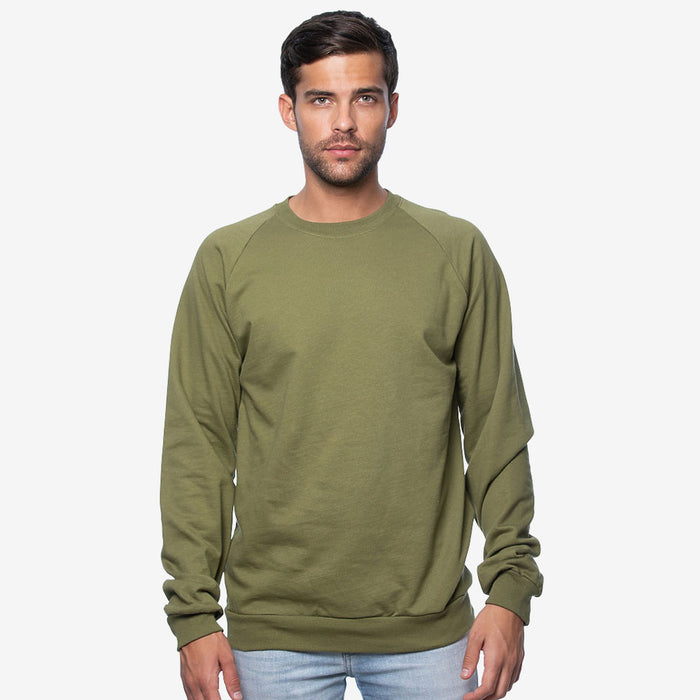 Raglan Crew Neck Sweatshirt