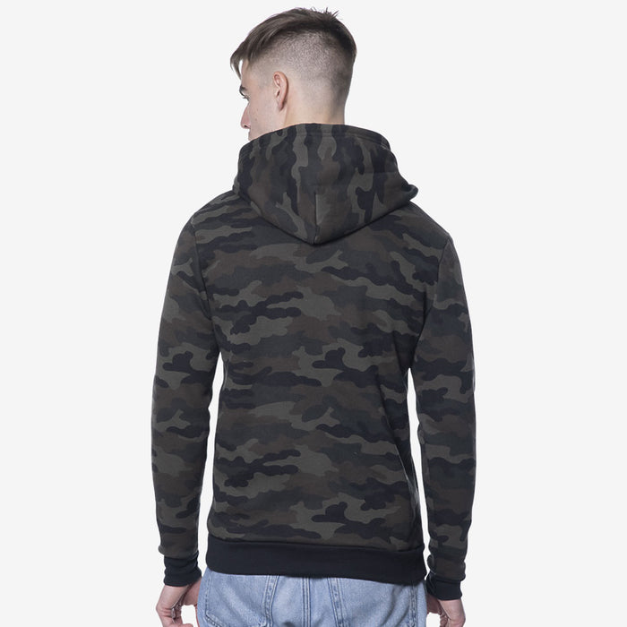 Camo Fleece Pullover Hoodie