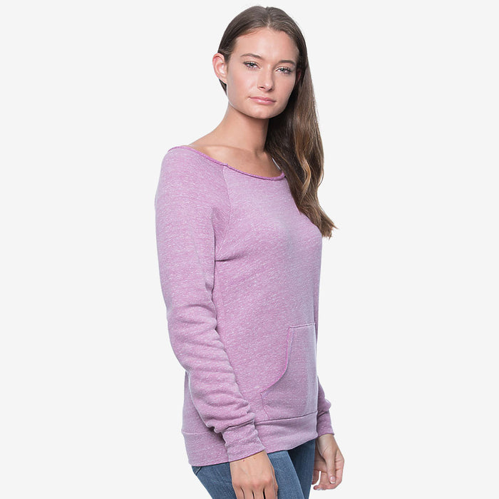 ECO TriBlend Fleece Raglan w/Pouch Pocket