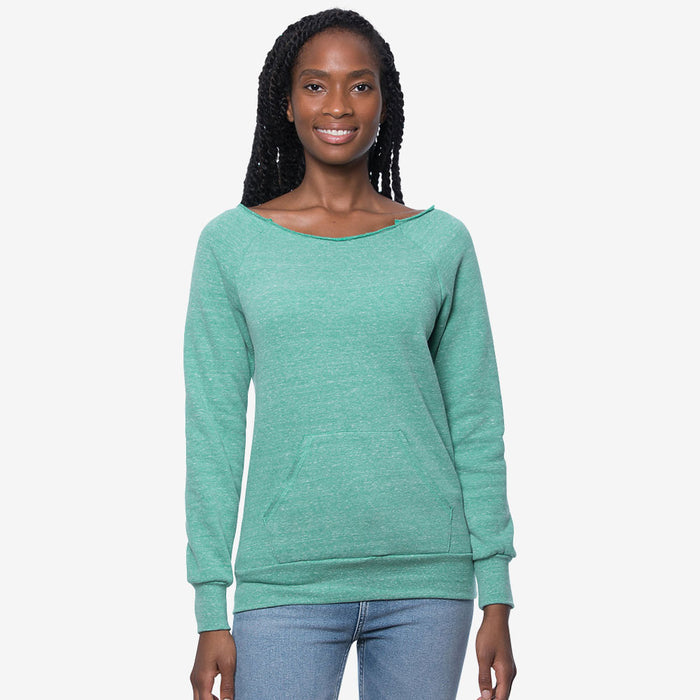 ECO TriBlend Fleece Raglan w/Pouch Pocket