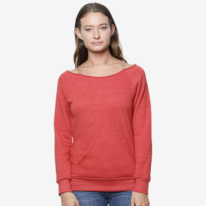 ECO TriBlend Fleece Raglan w/Pouch Pocket