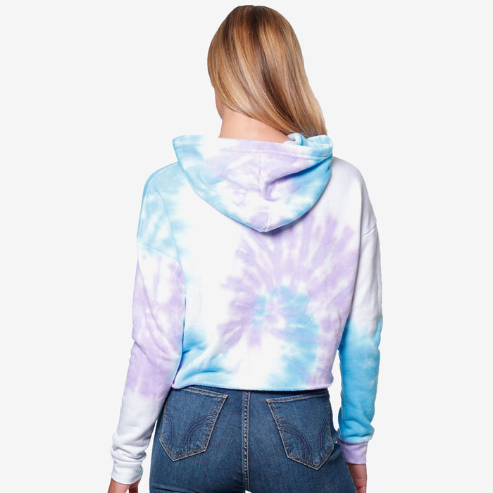 Swirl Tie Dye Crop Hoodie