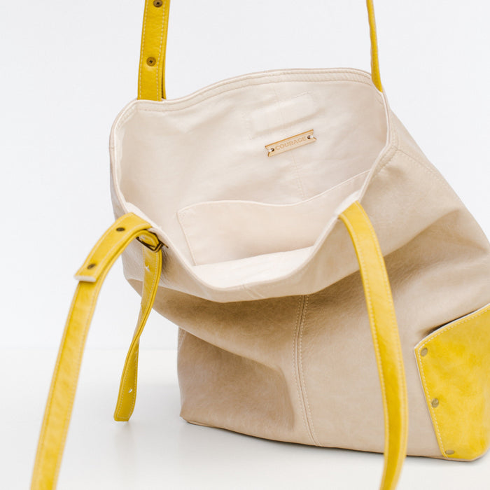 OVERCOMER tote bag | ECRU Made in USA