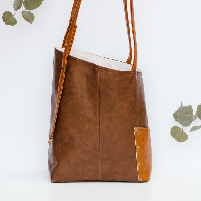 OVERCOMER tote bag | CHESTNUT Made in USA