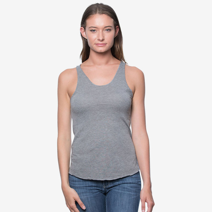 Organic Bamboo Raw Edge Tank Top