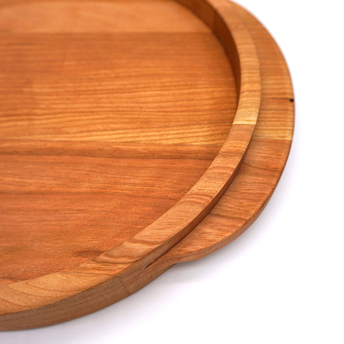 Cherry Oval Wooden Serving Tray
