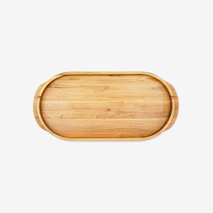 Maple Oval Wooden Serving Tray