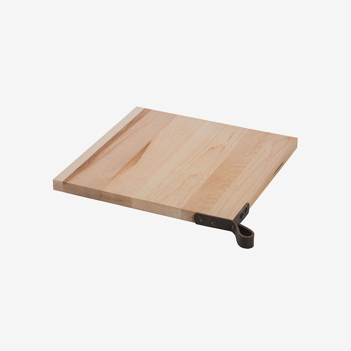 Maple Square Board w/Leather Handle