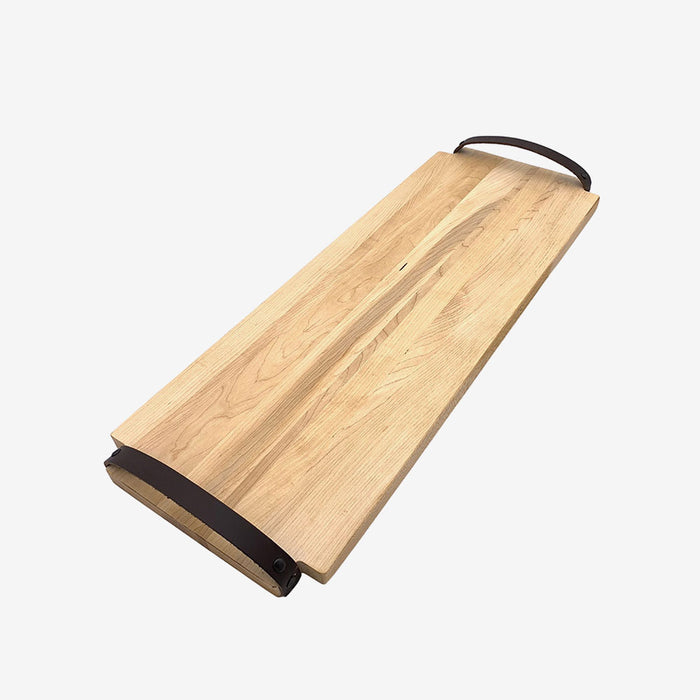 Maple Rectangle Board w/Leather Handles