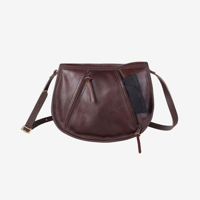 Conceal & Carry Leather Shell Purse