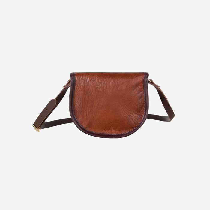 Bison Leather Small Shell Purse