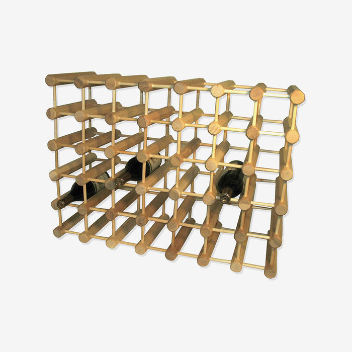 Wooden Ash Modular 40 Bottle Wine Rack