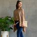 INVENTOR oversized clutch | CREAM Made in USA