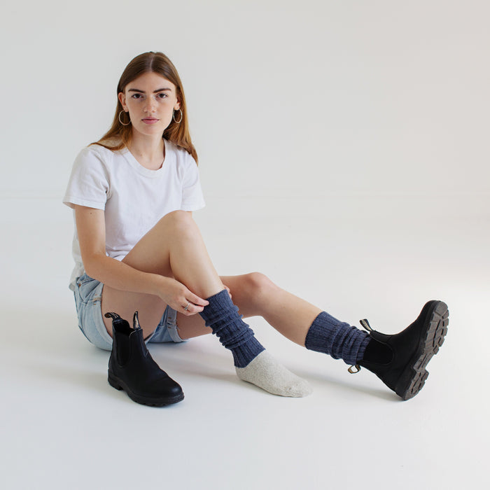 Duet Boot Socks (Galaxy Blue)