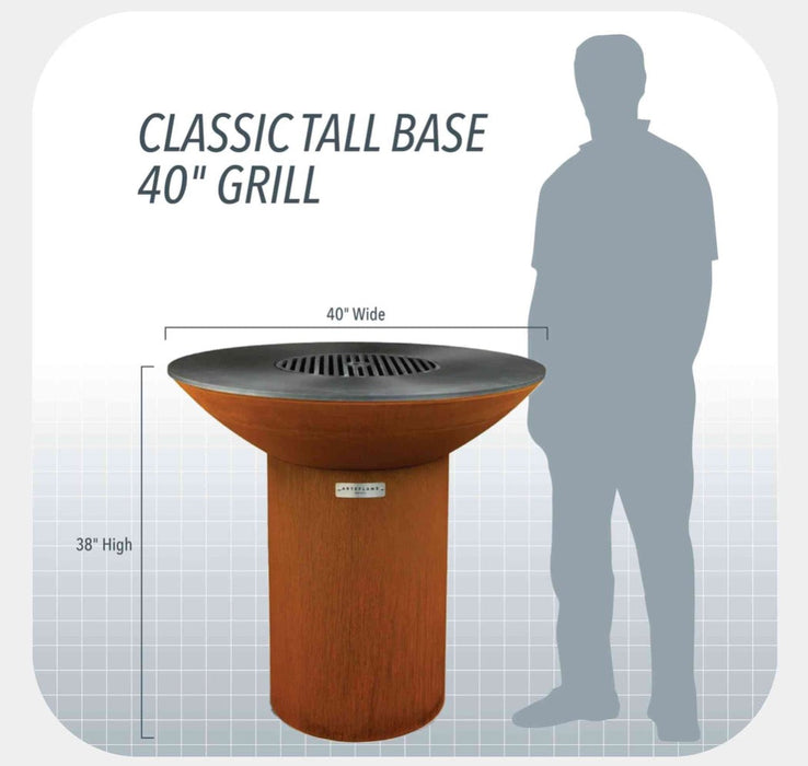 Arteflame Classic 40" Grill - Tall Round Base