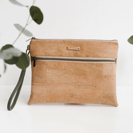 INVENTOR oversized clutch | NATURAL Made in USA