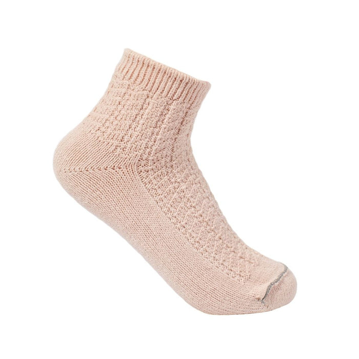 Plush Footie Socks (Blush)