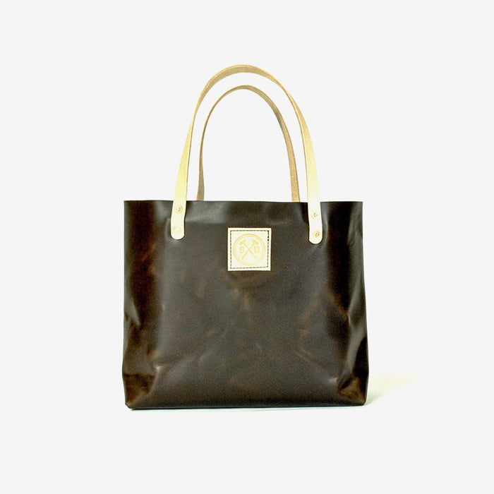 The Paxton Small Horween Dark Brown Leather Tote