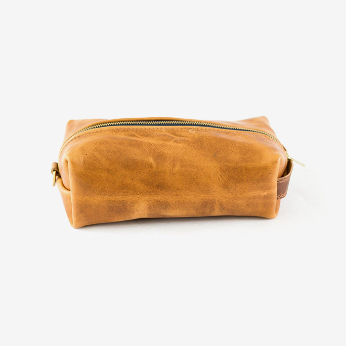 Horween Leather Dopp Kit in Natural Dublin