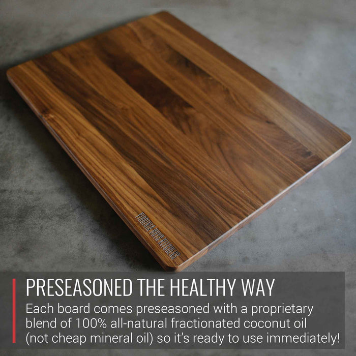 Large Walnut Board Reversible w/Juice Groove