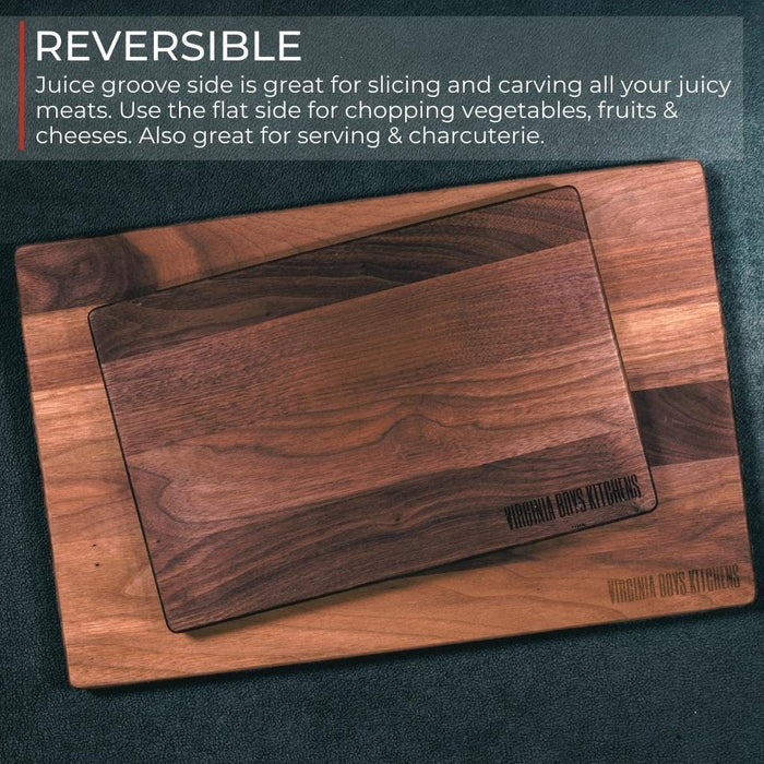 Large Walnut Board Reversible w/Juice Groove